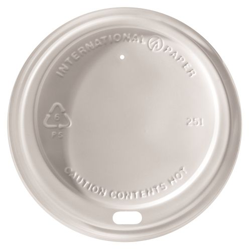 Dome Sip Lid for 10-24 oz Ecotainer® Cups, White